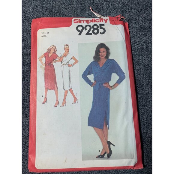 Simplicity Misses Dress Sewing Pattern sz 14 9285 - uncut - Picture 1 of 4